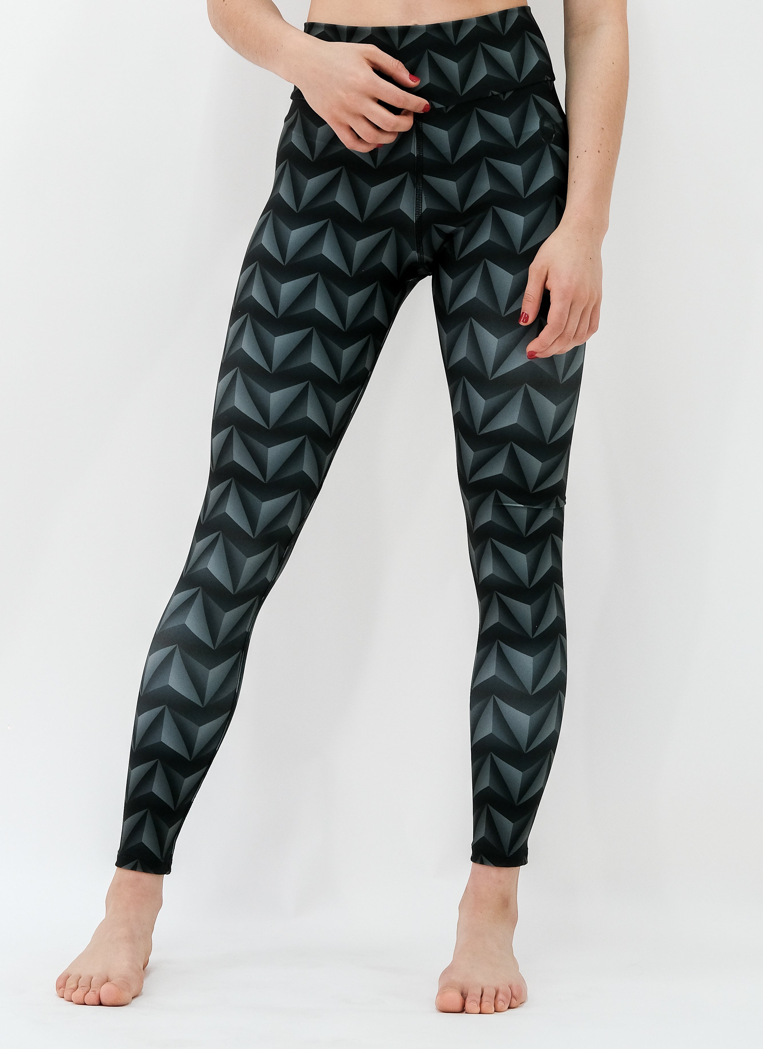 Legging Woman Triangles 3d Recycled