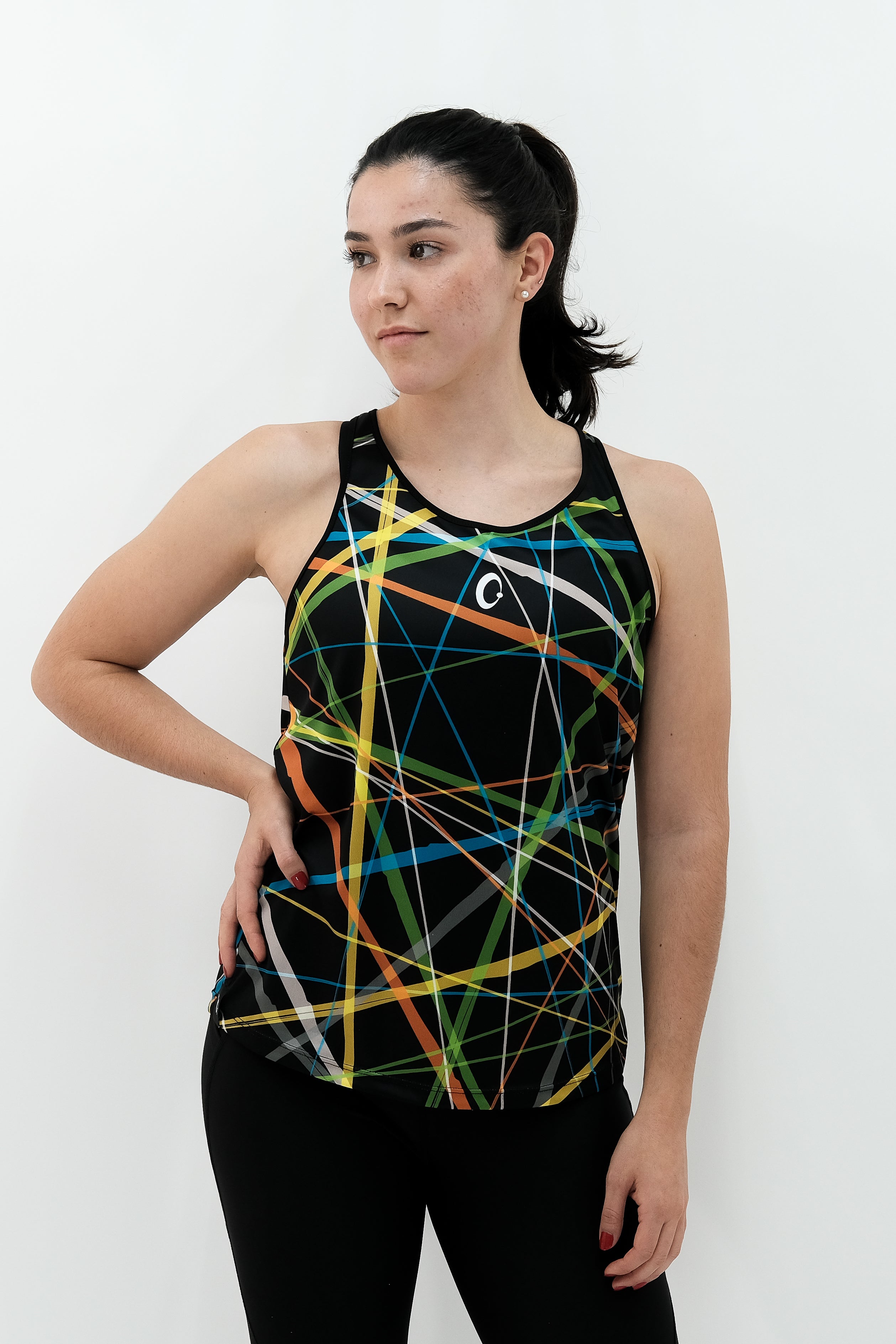 Rayos de Luz Recycled Sleeveless Women's T-Shirt