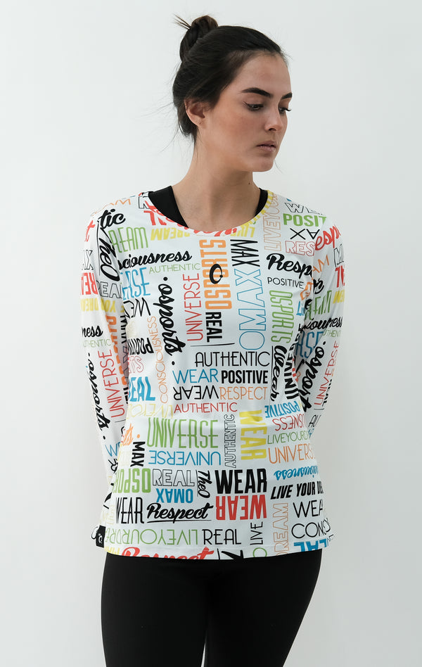 Women's Long Sleeve T-shirt Recycled Values