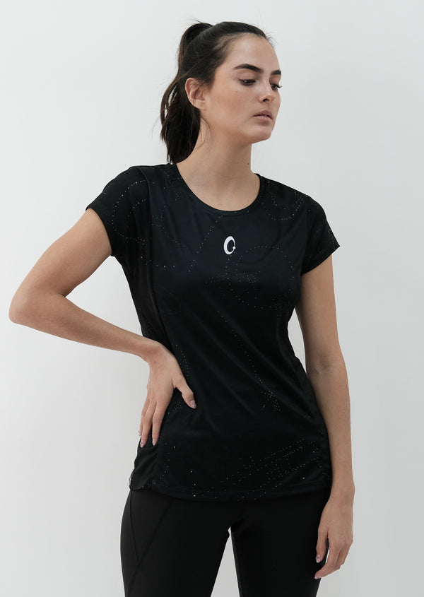 Women's Short Sleeve Constellations Recycled T-shirt