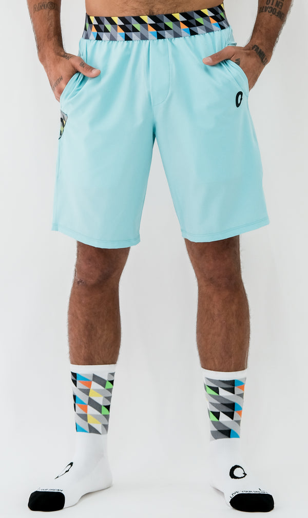 men's mint recycled bermuda shorts