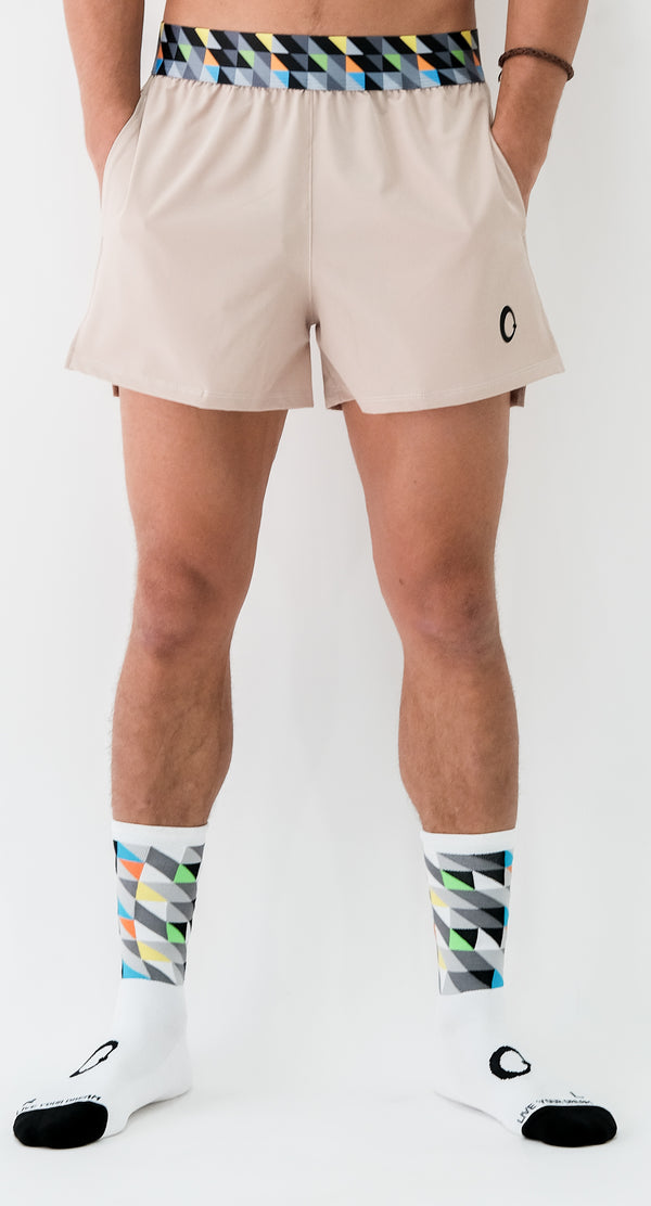 Recycled Khaki Men's Performance Short