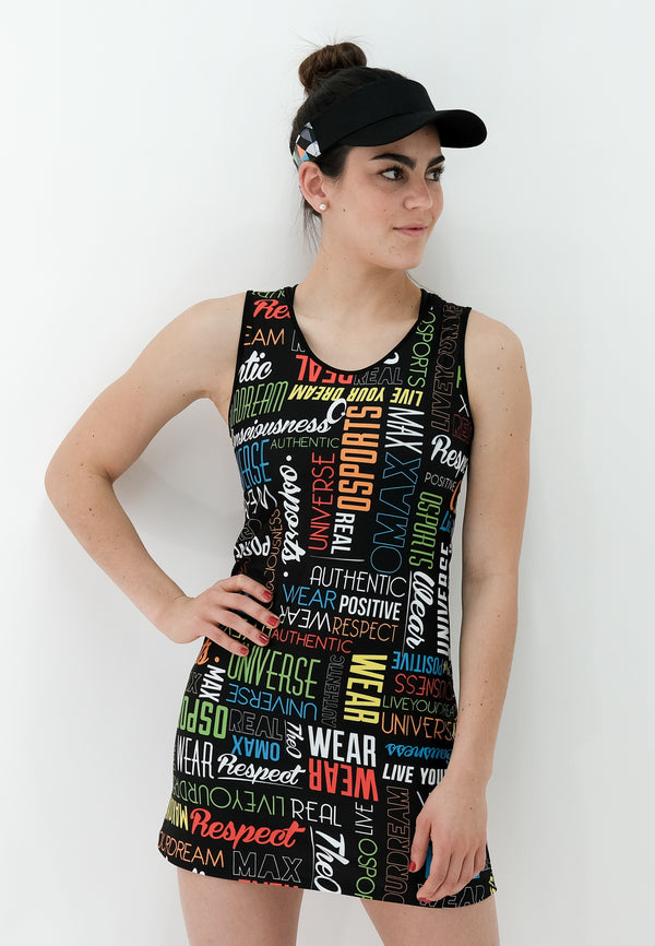 Women's sleeveless dress recycled values