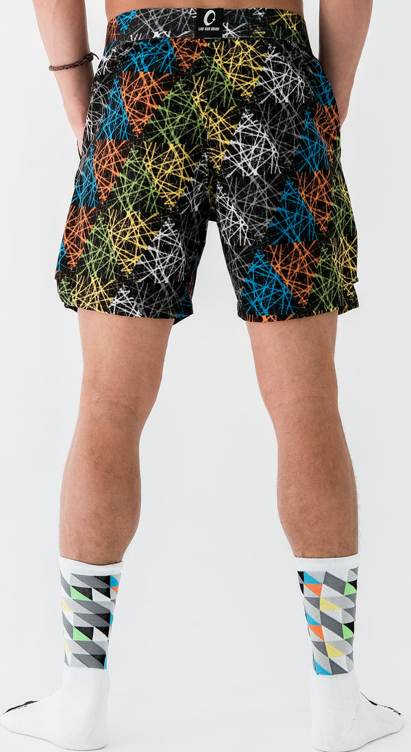 Men's Fitness Short Energy Colors recycled