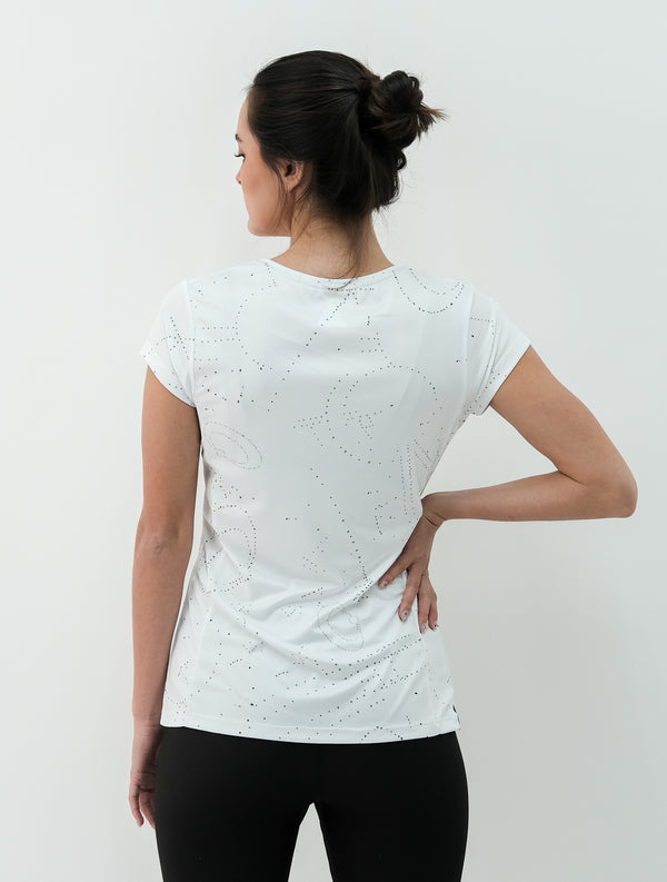 Women's Short Sleeve Constellations Recycled T-shirt