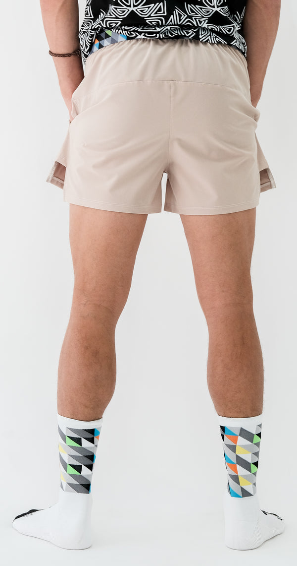 Recycled Khaki Men's Performance Short