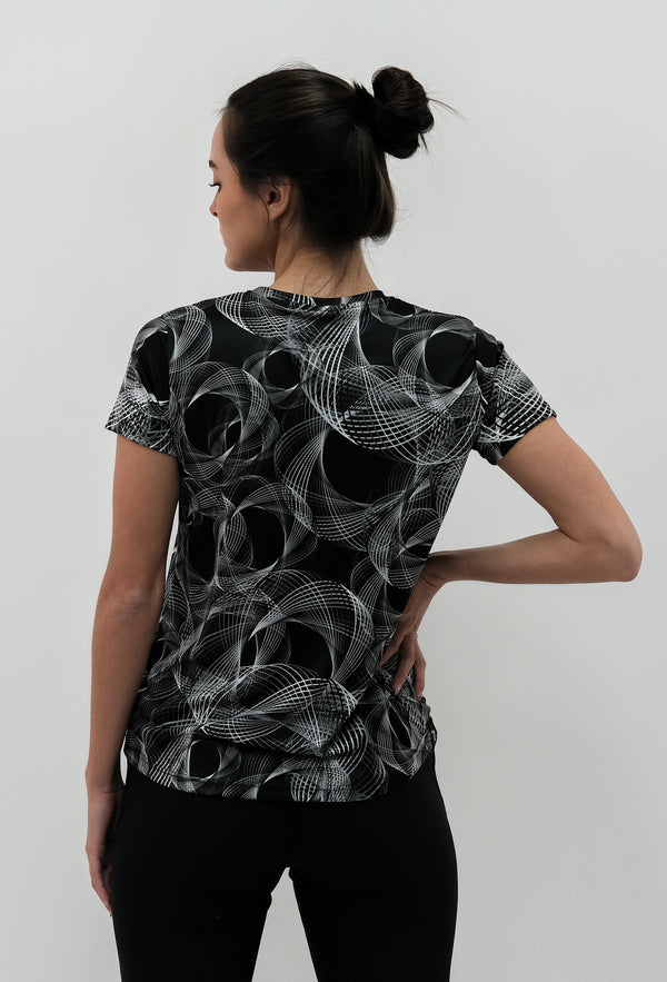 Women's Short Sleeve Vibrations Recycled T-Shirt