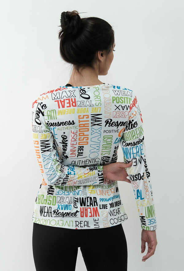 Women's Long Sleeve T-shirt Recycled Values