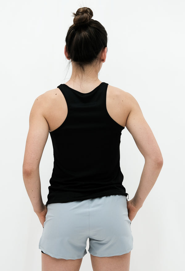 Women's Sleeveless T-shirt Gray Recycled Snake