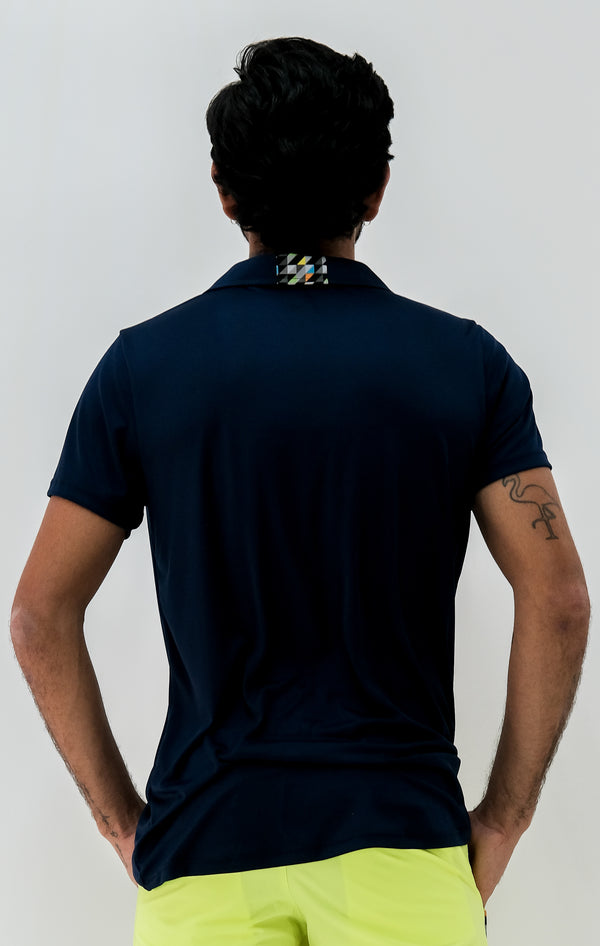 Polo Man Without Button Navy