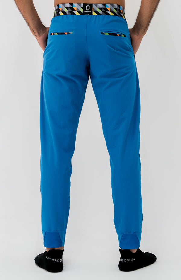 Men's Light Blue Recycled Pants