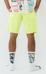 recycled phospho green men's bermuda shorts