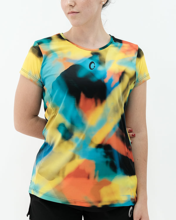 Women's Short Sleeve Recycled Cosmic Explosion T-Shirt