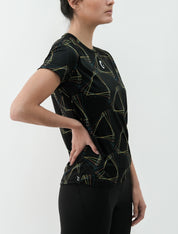 Women's Short Sleeve Energy Triangles Recycled T-shirt