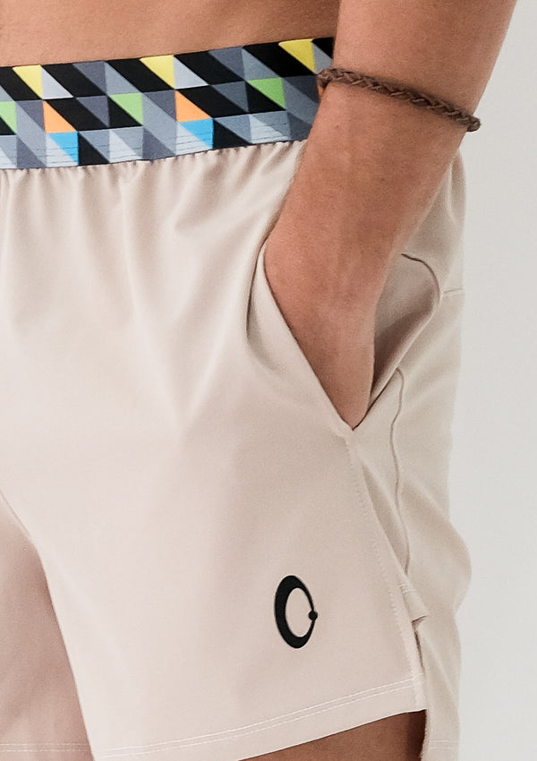 Recycled Khaki Men's Performance Short
