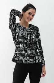 Women's Long Sleeve T-shirt Recycled Values