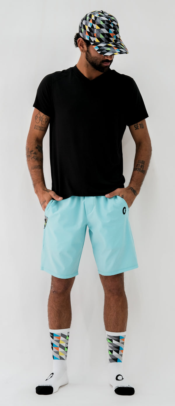 men's mint recycled bermuda shorts
