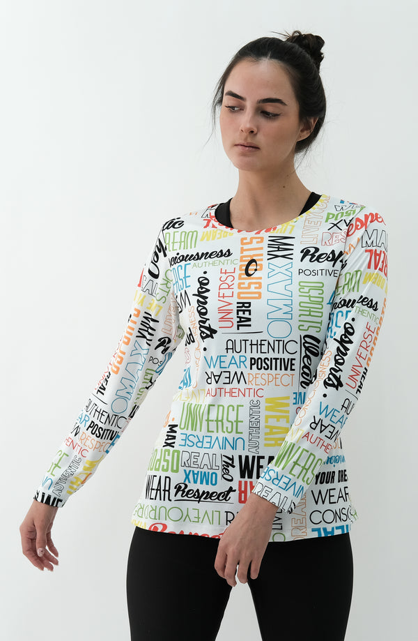 Women's Long Sleeve T-shirt Recycled Values