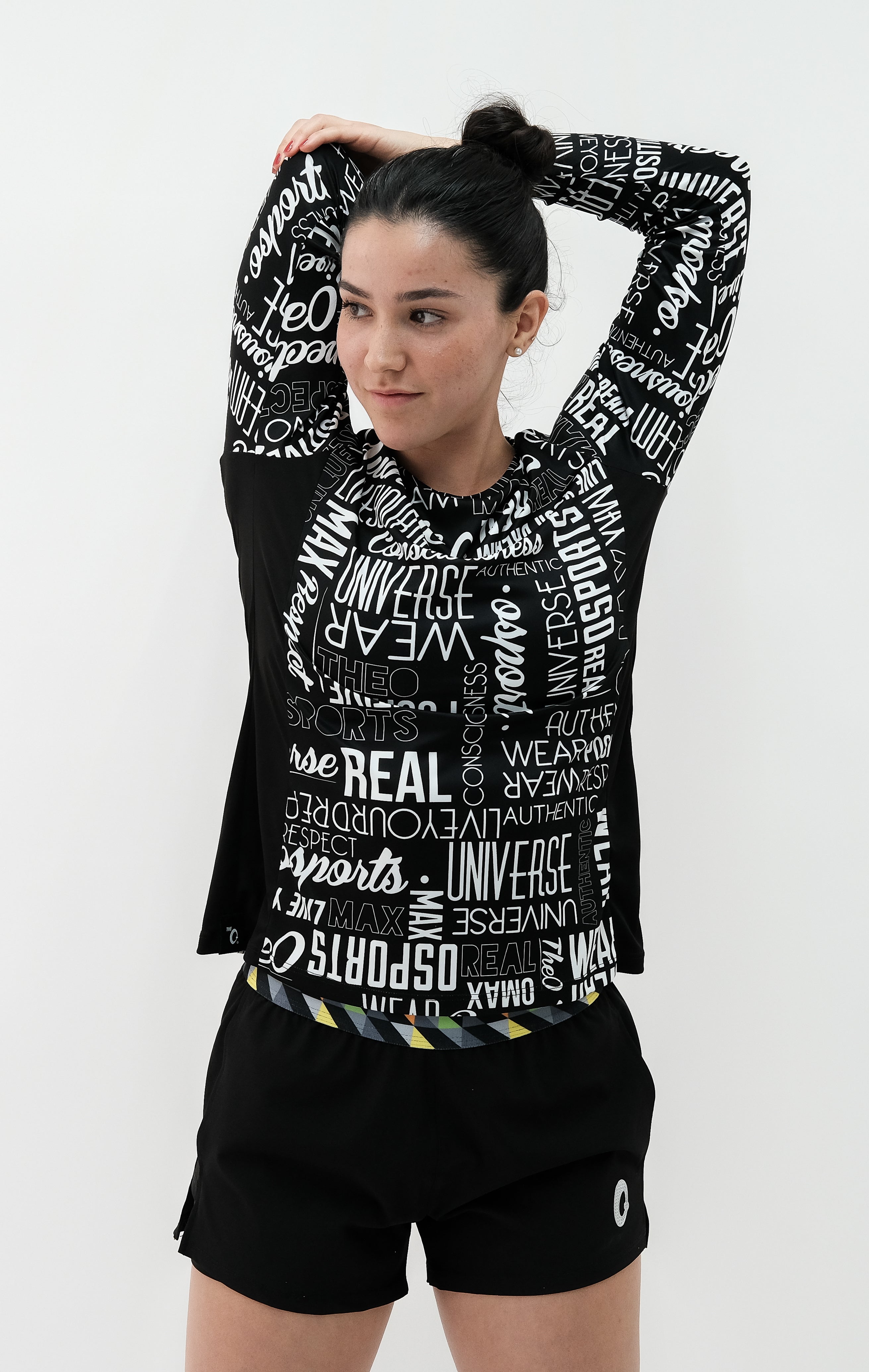 Women's Long Sleeve Fit Values ​​Recycled T-Shirt