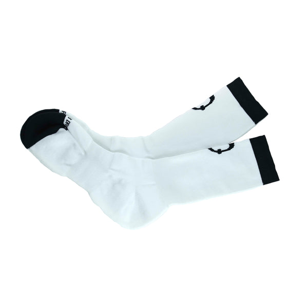 White with Black Sock