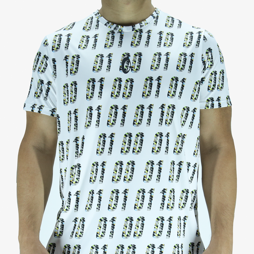 Men's Classic Cut T-Shirt - Live Your Dream Binary White Recycled