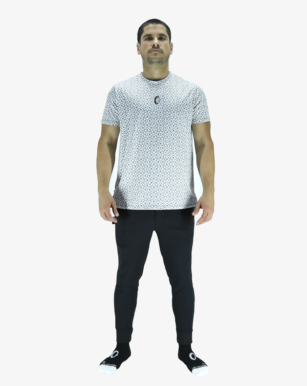 Men's Classic Cut T-Shirt - Recycled White Duality