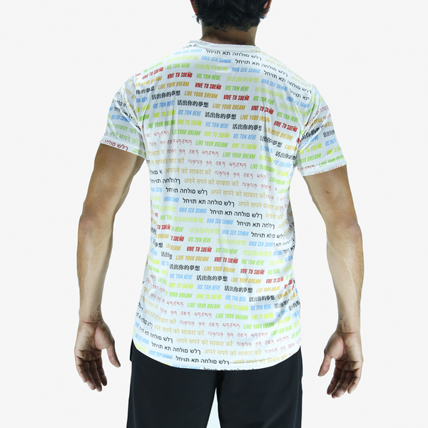 Men's Classic T-shirt LYD Languages ​​White