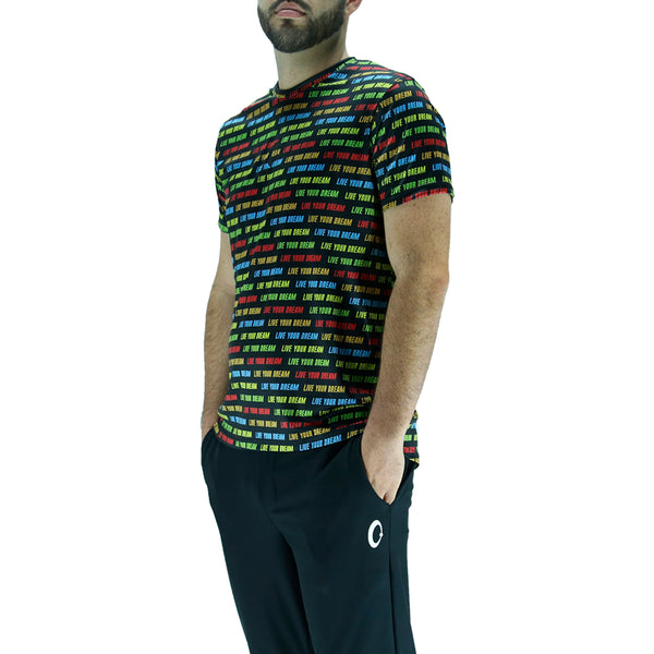 Men's T-shirt Classic Live Your Dream Black
