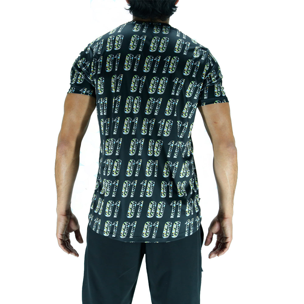 Men's Classic Cut T-shirt - Recycled Black Binary
