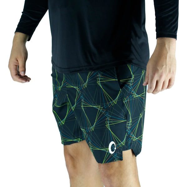 FULL PRINT TRIANGLE ENERGY SHORT
