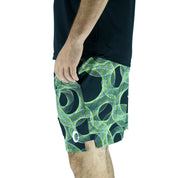 FULL PRINT VIBRATIONS SHORTS