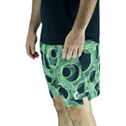 FULL PRINT VIBRATIONS SHORTS