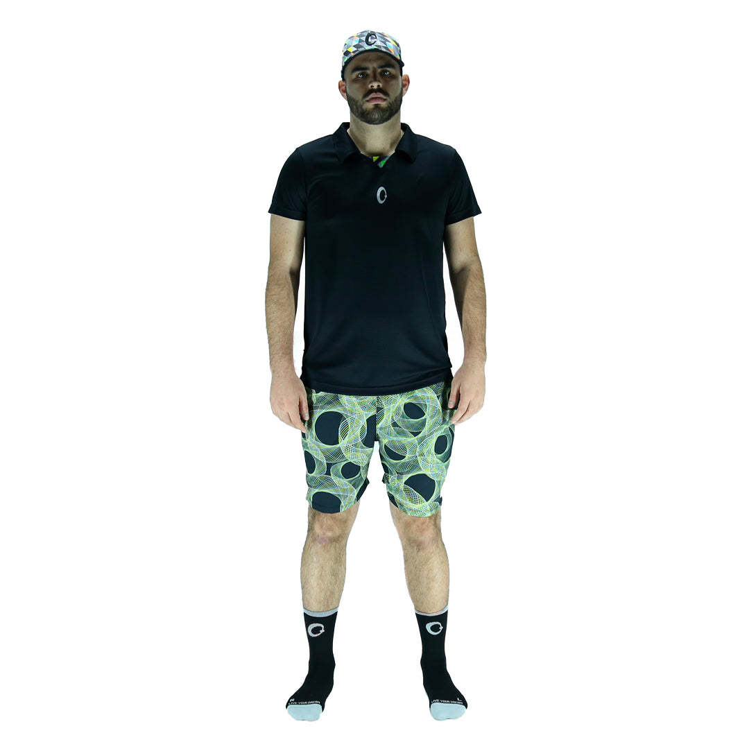 FULL PRINT VIBRATIONS SHORTS